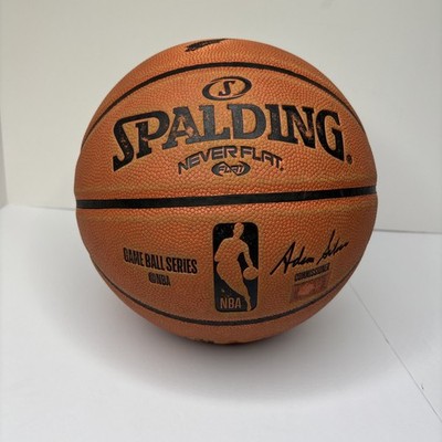 Spalding Never Flat Series Game Ball NBA Game Basketball 28.5  