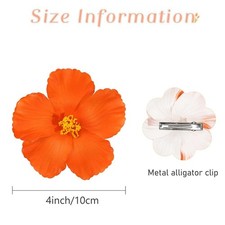Vibrant Flower Hair Clip for Women Stylish Headwear Accessory for Any Occasion