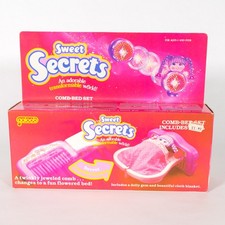 Vintage 1984 Galoob Sweet Secrets Comb Bed Set