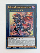 Yu-Gi-Oh! - Rotäugiger Leuchtfeuer-Metalldrache - RA01 - UR - DE - Holo - NM