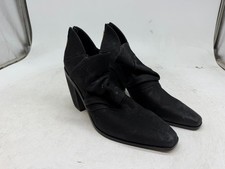 Vince Camuto Ainsley Ankle Boot Women's Black Leather Pointed Toe Booties - 8