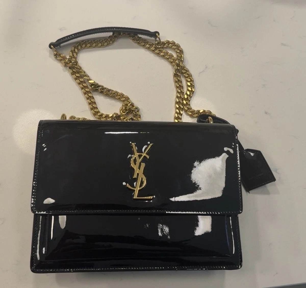 Saint Laurent Patent Bags & Handbags for Women for sale | eBay