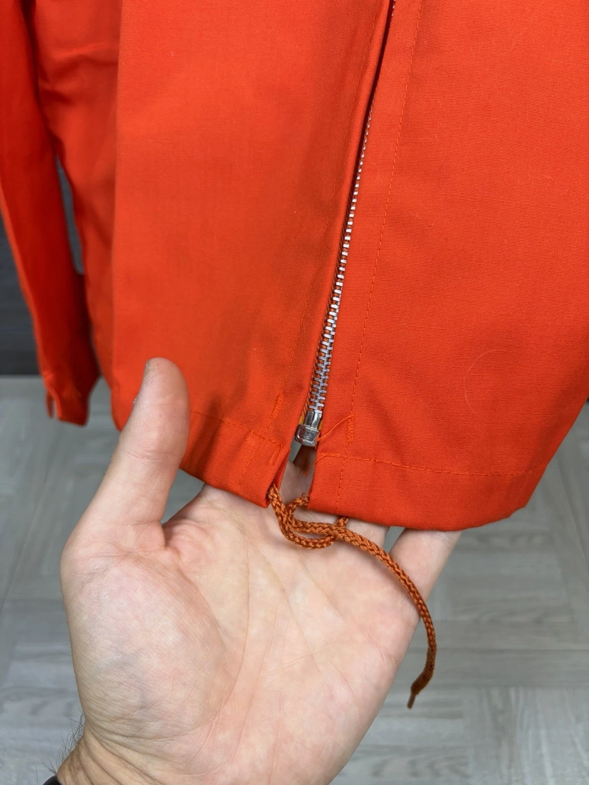 Vintage Swingster USA Made Golden Harvest Farming Jacket Men Medium Orange Ag - product detail image 9