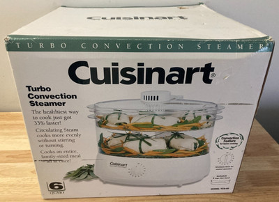 Cuisinart TCS-60 Turbo Convection Steamer 6 Quart (New Open Box)