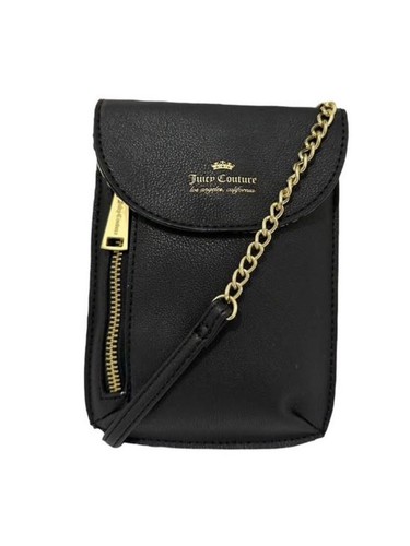 Juicy Couture Black Cellie Crossbody Bag Purse