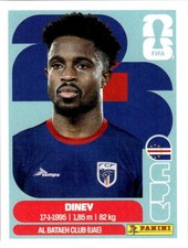 2026 Panini World Cup Stickers  #CPV5  Diney - Cape Verde   MLS