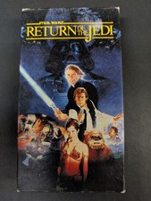 Star Wars Return of the Jedi Vintage CBS FOX VHS Tape 1990 tested