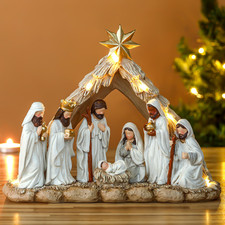 Karenhi Nativity Scene Led String Lights Chri...