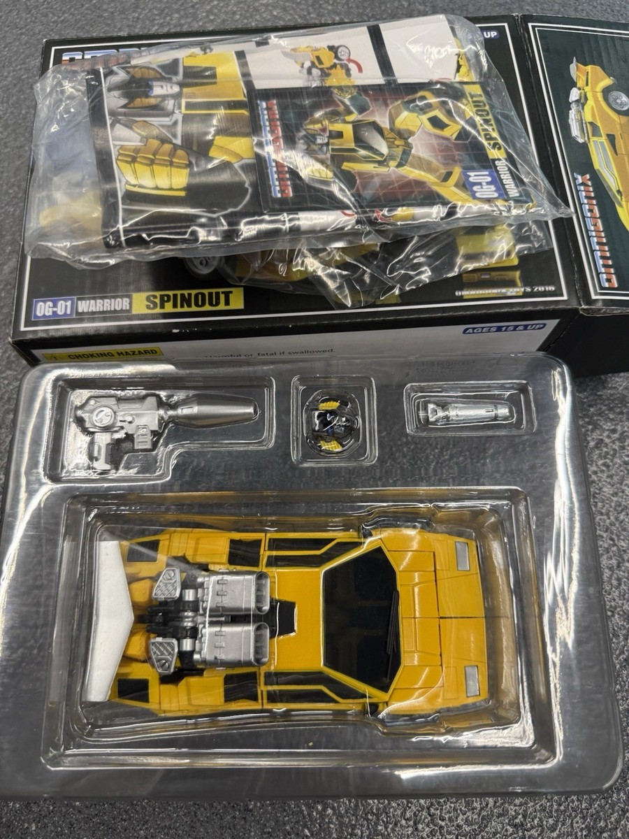 Omnigonix OG-01 SPINOUT Warrior Transformers Masterpiece