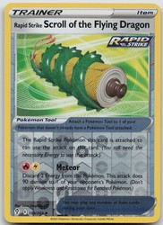 Rapid Strike Scroll of the Flying Dragon 153/203 Evolving Skies Reverse Holo
