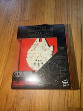 Star Wars The Black Series Millennium Falcon Die-Cast 01 Titanium Series NEW