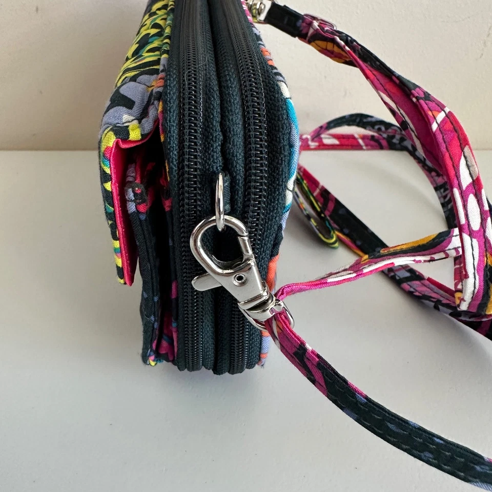 Bandolera Vera Bradley Twilight Paisley Todo en Uno para iPhone 6, 7, 8 Cartera NUEVA Foto 2 de 4