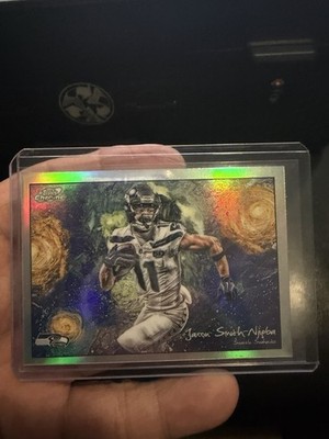 2025 Topps Cosmic Chrome Jaxon Smith Njigba Starry Night Refractor