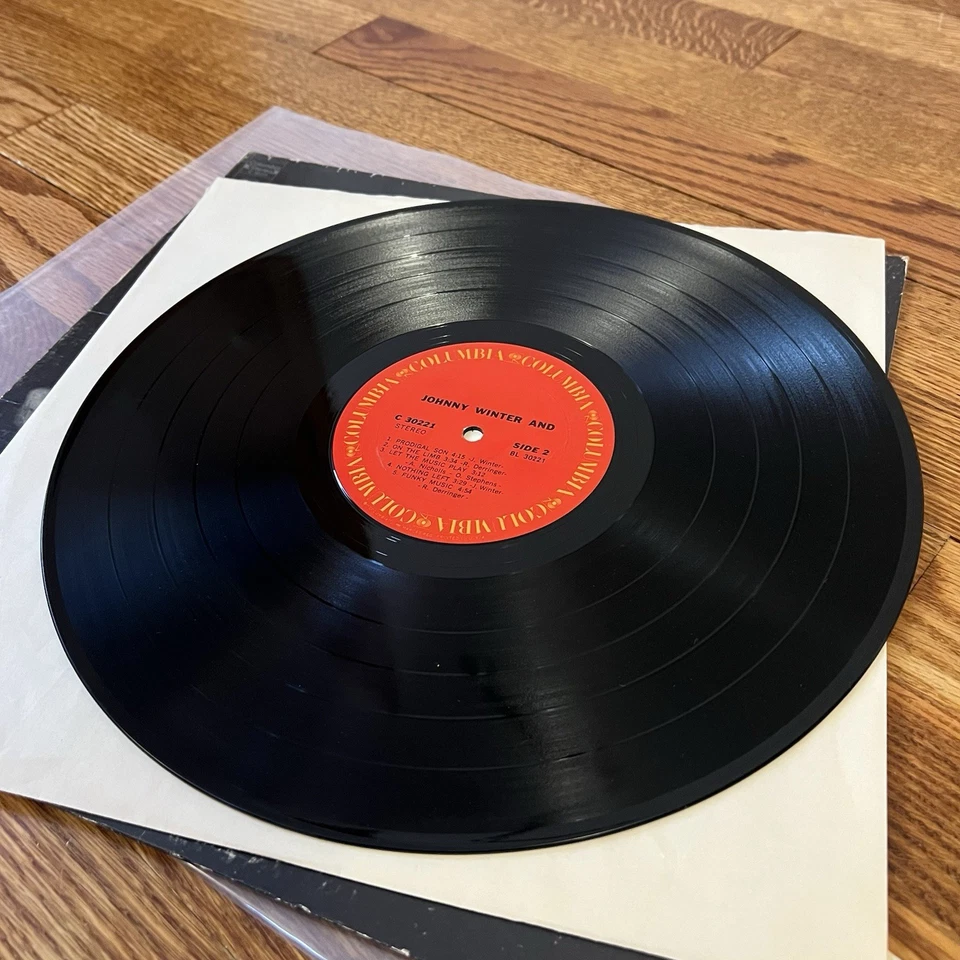 Johnny Winter And (self-titled debut) Vinyl LP Columbia Records C 30221 1970 Foto 3 de 4