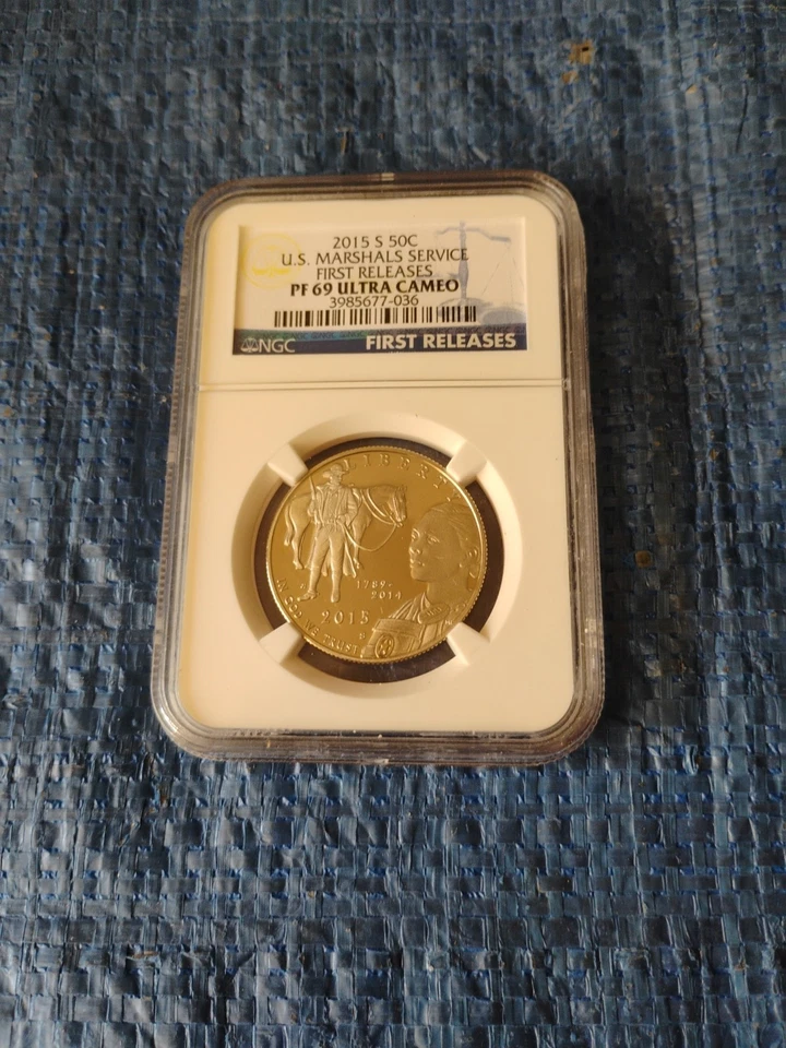 2015 S 50 C US Marshals Service NGC PF 69 Ultra Cameo First Releases - Image 2 of 4