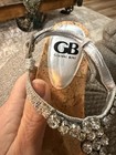 gianni bini shoes Heels Special Occasion Rhinestones Jeweled Wedge Size 7.5  — photo 5