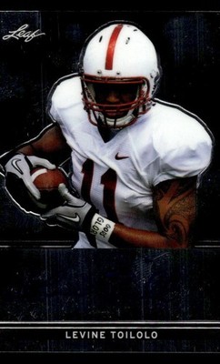 2013 LEAF METAL DRAFT LEVINE TOILOLO BA-LT2 MINT RC AUTOGRAPH STANFORD CARDINAL