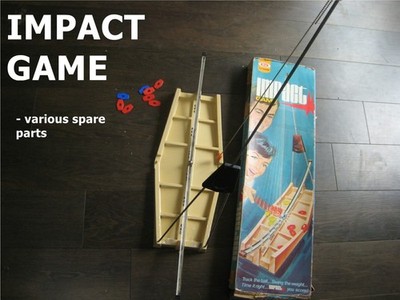 Ideal 1971 Spiel - IMPACT Vintage - diverse Ersatzteile / Original Originalartikel