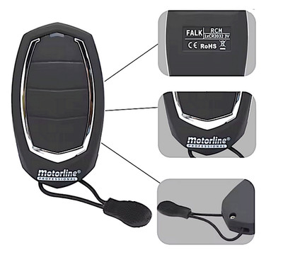 Motorline FALK Remote Control RCM Key Fob 433MHz HAND SET ELECTRIC OPENER KEYS