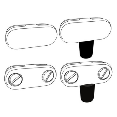Firegear Connector Bracket Kit for Gas Firepit -4 Pieces