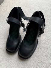 Burberry Buckle Heel Block Shoe UK 7