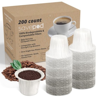 Paper Coffee Filters for Pod Maker, Reusable Pods Alternative, Disposable Cof...