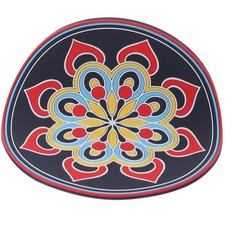 Musical Meditation Bowl Pad Prints Sound Bowl Protective Mat PVC Mat