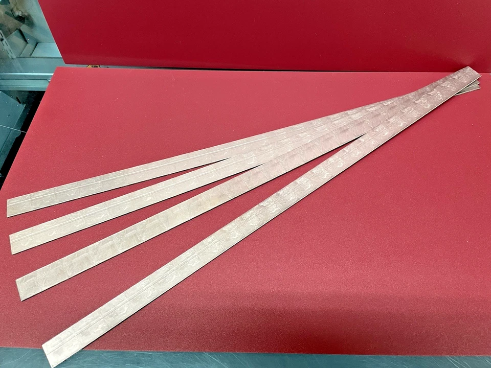 Letterpress Type Decorative Border Rule Lot of Four 24" Inch Strips - Image 3 of 4