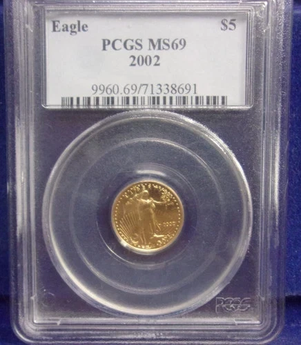 $5 GOLD EAGLE 2003 REDUCED $80?  PCGS MS 69
