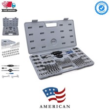 60-Pc Master Tap and Die Set - Include SAE Inch Size to 1/2  and Metric Size ...