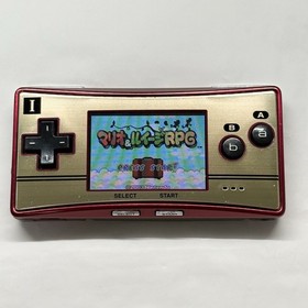 Nintendo Game Boy Micro Famicom Color Console Tested Working Japan Handheld