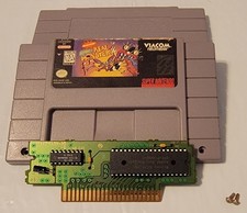 Super Nintendo SNES Nickelodeon's Aaahh!!! Real Monsters Cleaned Tested Working