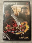 Onimusha 3: Demon Siege Sony PlayStation 2 PS2 NTSC/US Black Label Excellent