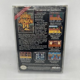 Double Dragon III 3: The Sacred Stones Authentic Nintendo NES CIB