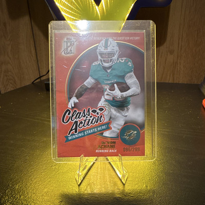 2025 Topps Signature Class De'Von Achane Class Action /299 CA-20 Dolphins