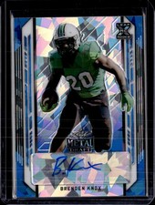 2021 Leaf Metal Draft #BA-BK1 Brenden Knox Autographs Crystals Blue 4/25