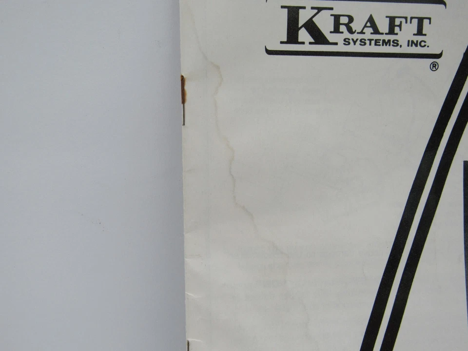 Vintage Rc / Kraft / Eleck Rider 1/6 Motorcycle Instruction Manual -Q - Image 2 of 4