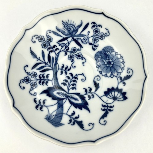 Juego de 4 tazas y platillos de té de café Blue Danube BLUE ONION con marca de cinta - Imagen 2 de 12