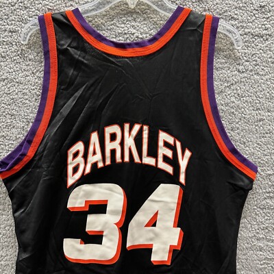 Suns Barkley 34 バスケットボールジャージ Vintage 90's Charles Barkley Phoenix Suns #34 NBA Jersey