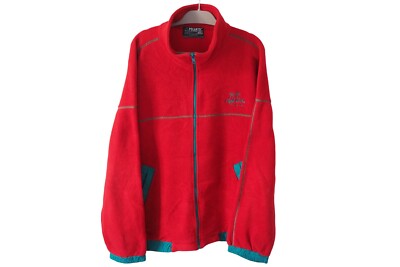 Vintage TENSON Polartec Fleece Full Zip Sweater Size XXL 90s outdoor ski jumper