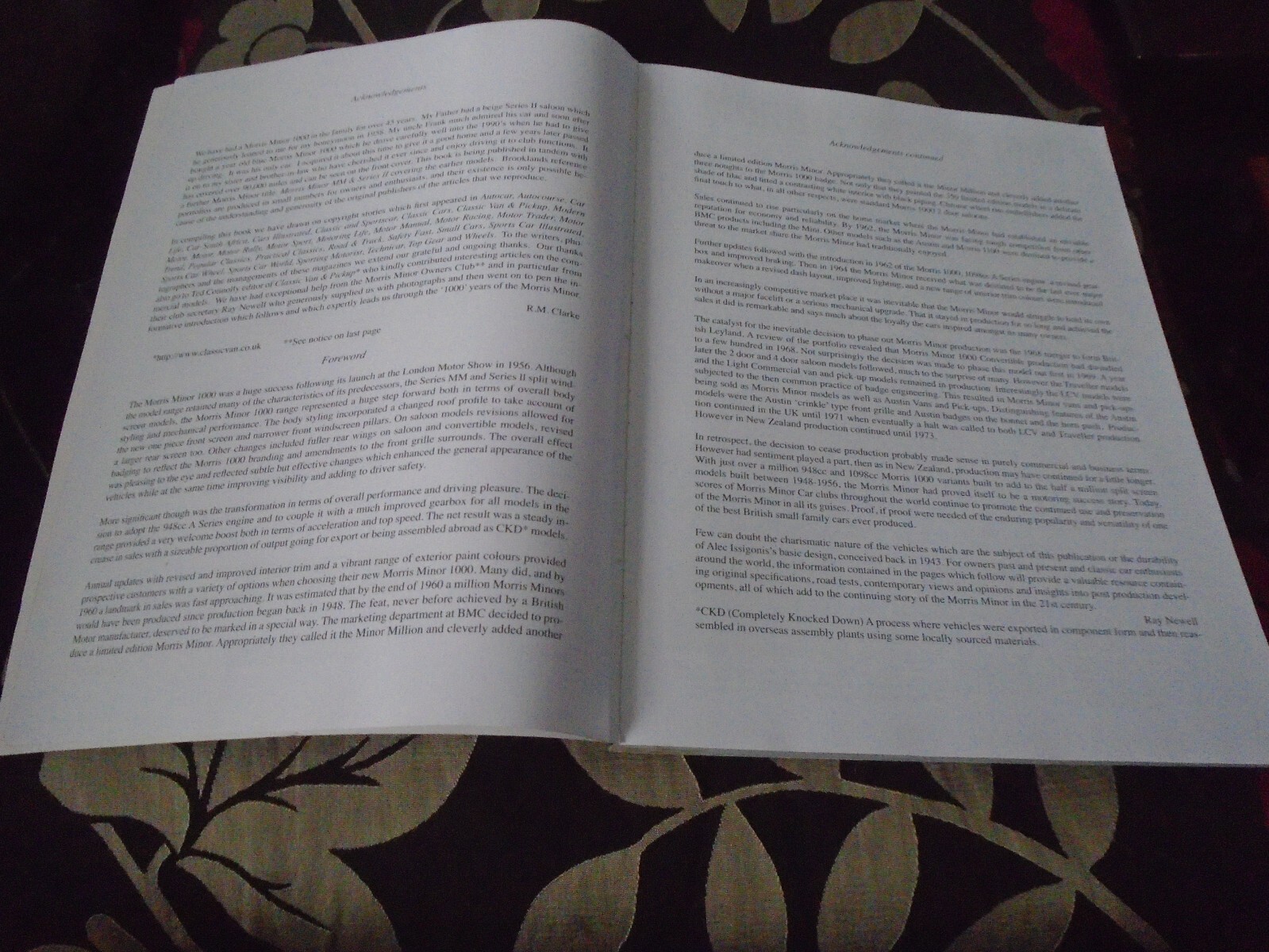 BROOKLANDS BOOKS / ROAD TEST PORTFOLIO ON MORRIS MINOR 1000 used eBay