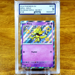 Abra 148/091 Shiny Rare Paldean Fates Holo