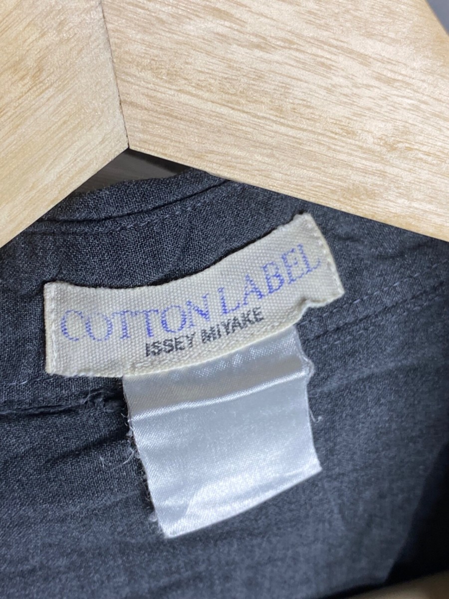 Issey Miyake Cotton Label Vintage Button Up Shirt Size ~M Gray