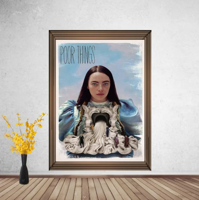 Poor Things Movie Poster, Home Decor, Vintage Movie Poster,