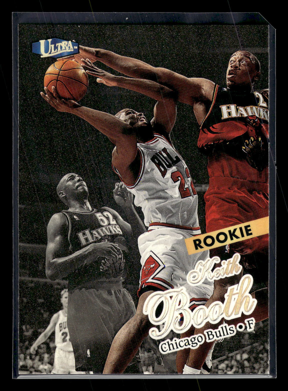 1997-98 Ultra #232G Keith Booth Rookie Gold Medallion Chicago Bulls