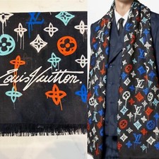 Louis Vuitton Monogram Graffiti Scarf Shawl Virgil Abloh