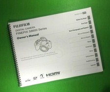 Owners Manual for Fujifilm S8600 FinePix Manual 131 Pages W/Clear Covers 