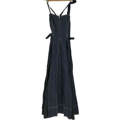 CASA FLINE (Casa Fline) Front Hook Denim Long Dress Used BAZZ-0 | eBay 