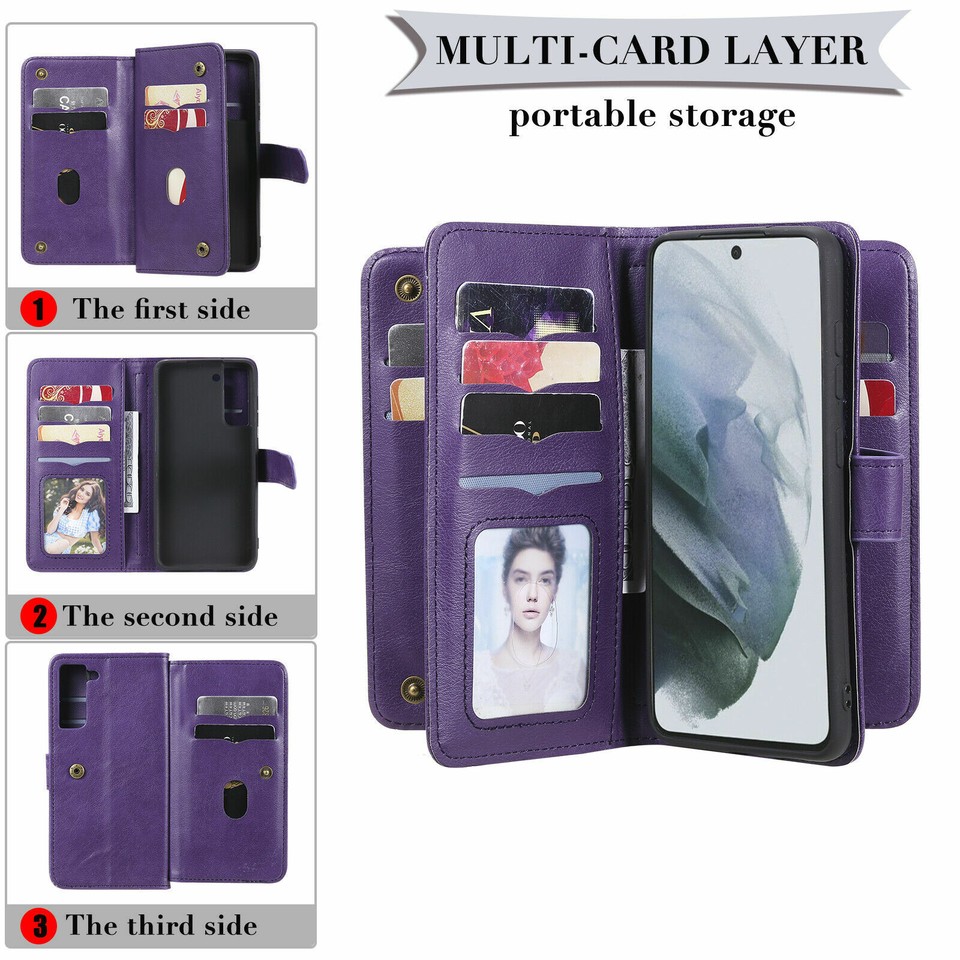 Leather Flip Card Wallet Phone Case For OnePlus 1+ Nord N200 N10 8T