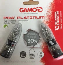 GAMO PBA Platinum Pellets .177 Cal High Velocity-632265454
